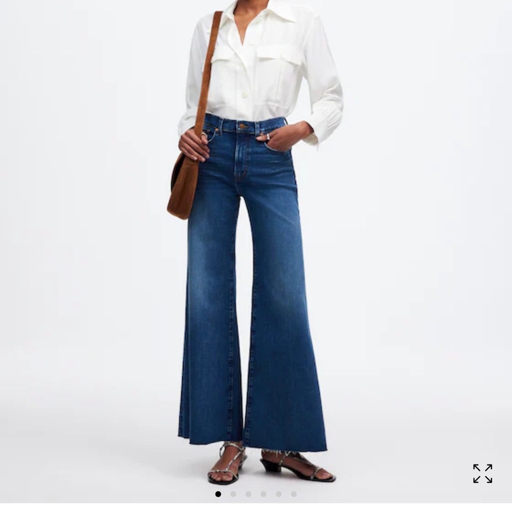 Madewell flared wide leg Jeans